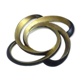 Curved witch's eye mirror
