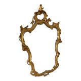 Large golden baroque style wall mirror