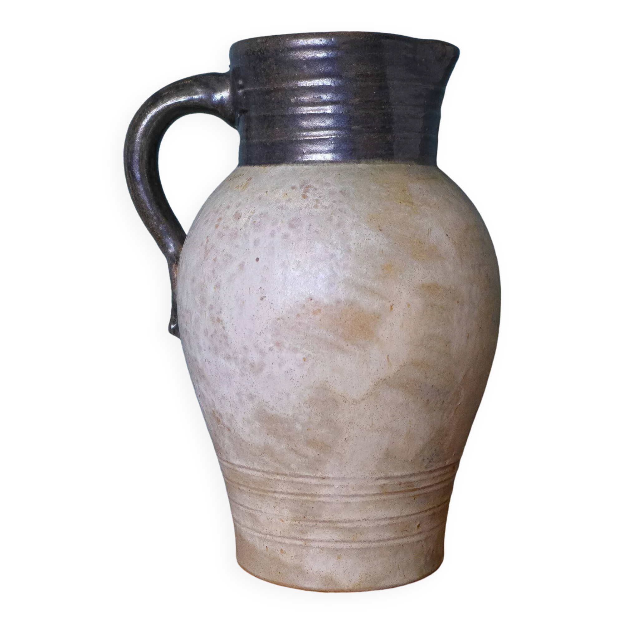 Vintage stoneware pitcher