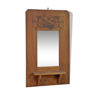 Miroir bois 1900 28x47cm