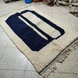 Handmade artificial beni ourain rug size 150 x 250 cm