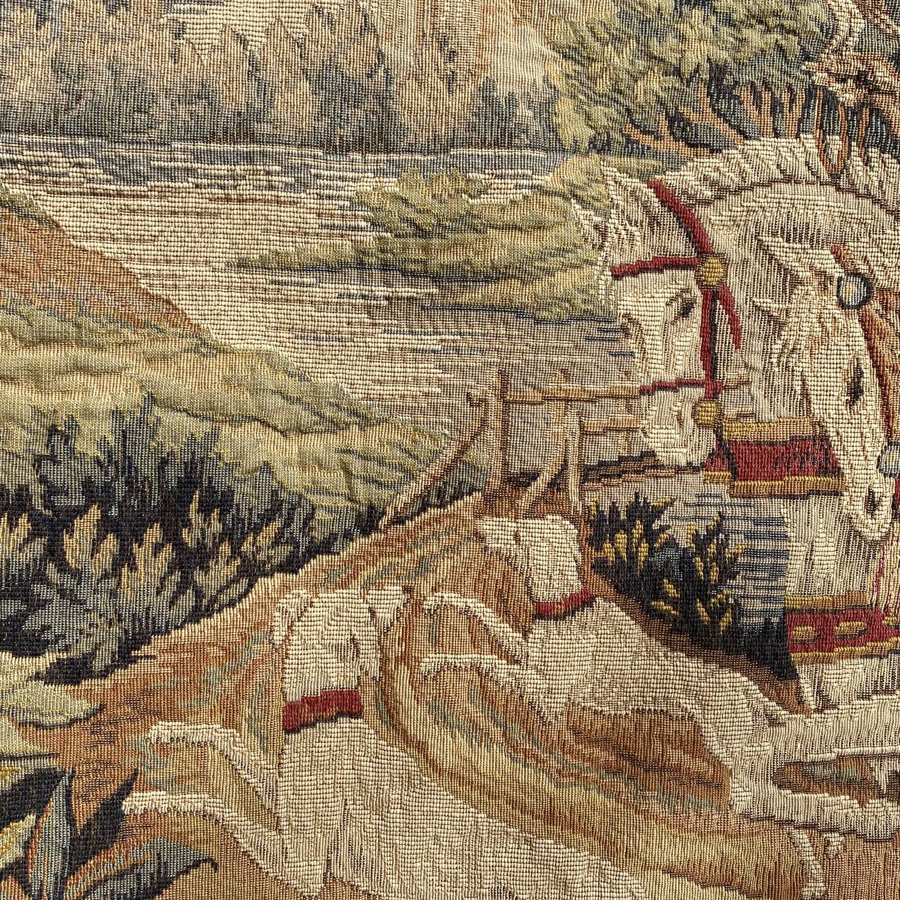 Tapisserie murale "Chasse royale ", Franklin Mint, fabriqué en France