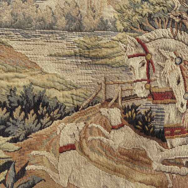 Tapisserie murale ''Chasse royale '', Franklin Mint, fabriqué en France