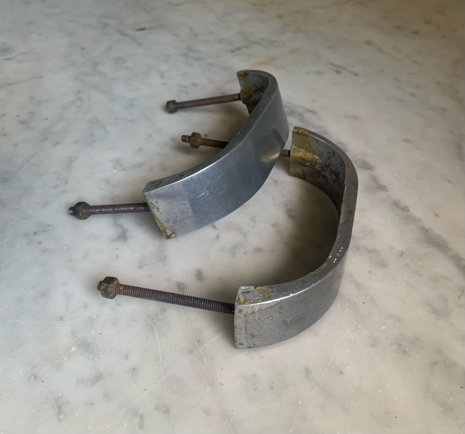 Pair of furniture handles 50s