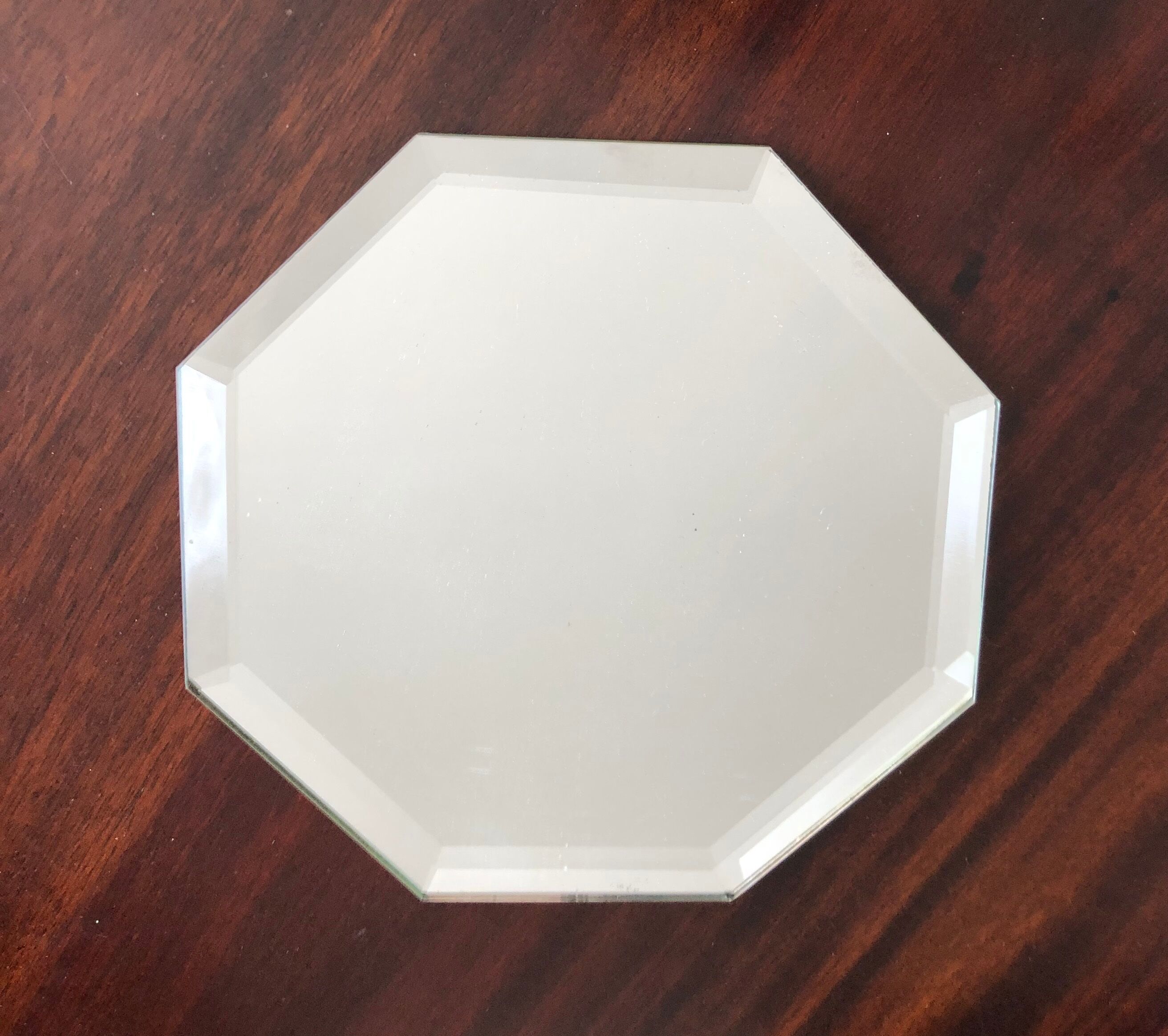 Underneath mirror bottles