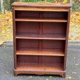 Vintage 18th Century Solid Mahogany Bookshelf