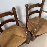 Pair of low Dudouyt-style armchairs