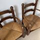 Pair of low armchairs in the Dudouyt style