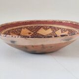 Ancien plat ideqqi kabyle terre cuite