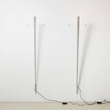 Gilles Derain Pair of Torchere Wall Lights for Lumen Center Italy 1984