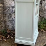 Antique celadon glass Parisian wardrobe H162