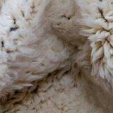 Handmade pure wool rug, size 2.5/2.5 m.