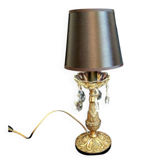 Small vintage brass lamp