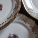 Pastry service / cake 10 dessert plates + 1 main course - FD Chauvigny - France