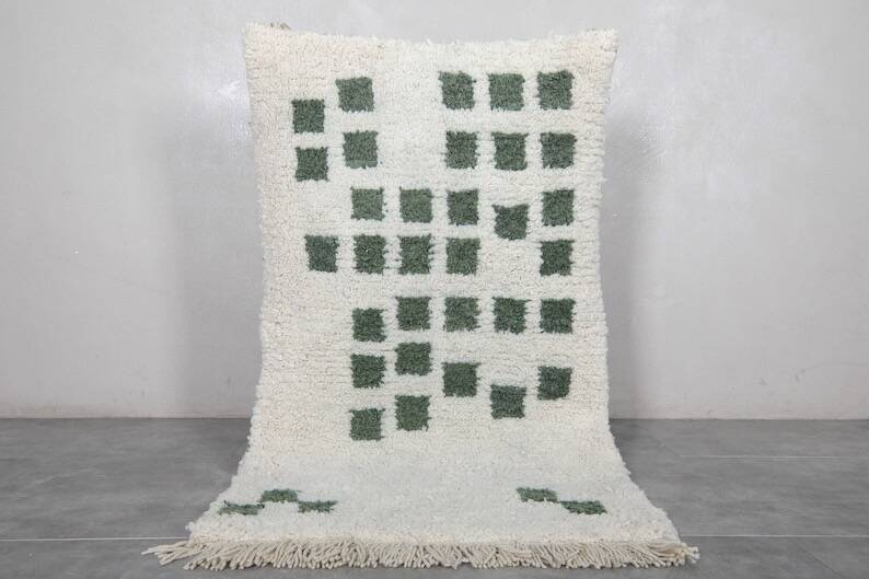 Traditional handmade pure wool rug, size 150 x 250 cm