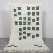 Traditional handmade pure wool rug, size 150 x 250 cm
