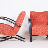 Paire de fauteuils Art Déco H269 par Up Závody, conçus par Halabala 1930