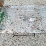 Antique folding garden table