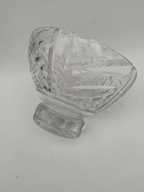 Coupe en cristal Daum Nancy, croix de Lorraine.