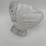 Daum Nancy crystal cup, cross of Lorraine.