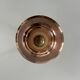 Vintage modernist chandelier, copper and glass, France 1930