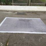 Tapis Toulemonde Bochart gris laine fait main 200x300