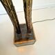 Vintage Hollywood Regency Brass Palm Tree Floor Lamp Maison Jansen Style 1970