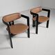 Set of two chairs by Augusto Savini, 1960s.