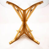 Chaises Cross Check en bois courbé et table à manger Face Off Frank Gehry pour Knoll Inc.