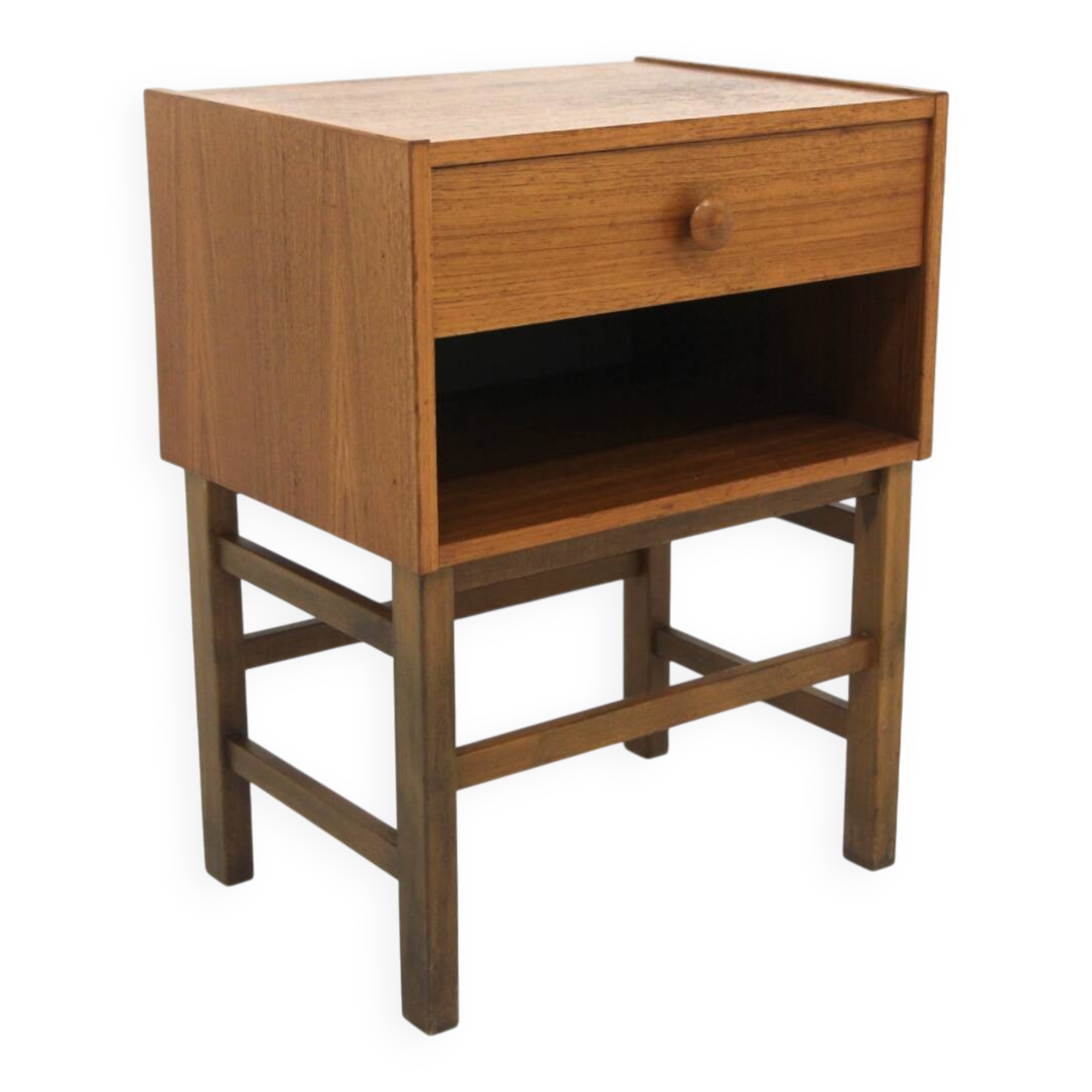 Scandinavian teak bedside table, Sweden, 1960