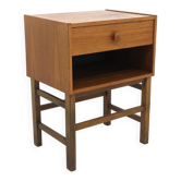 Table de chevet scandinave en teck, Suède, 1960