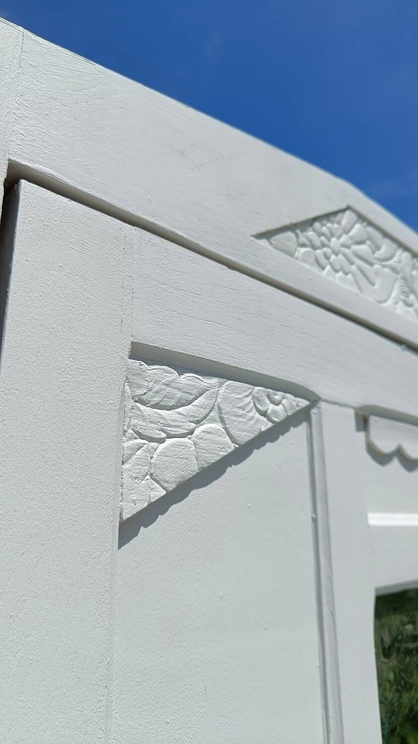 White art deco Parisian wardrobe