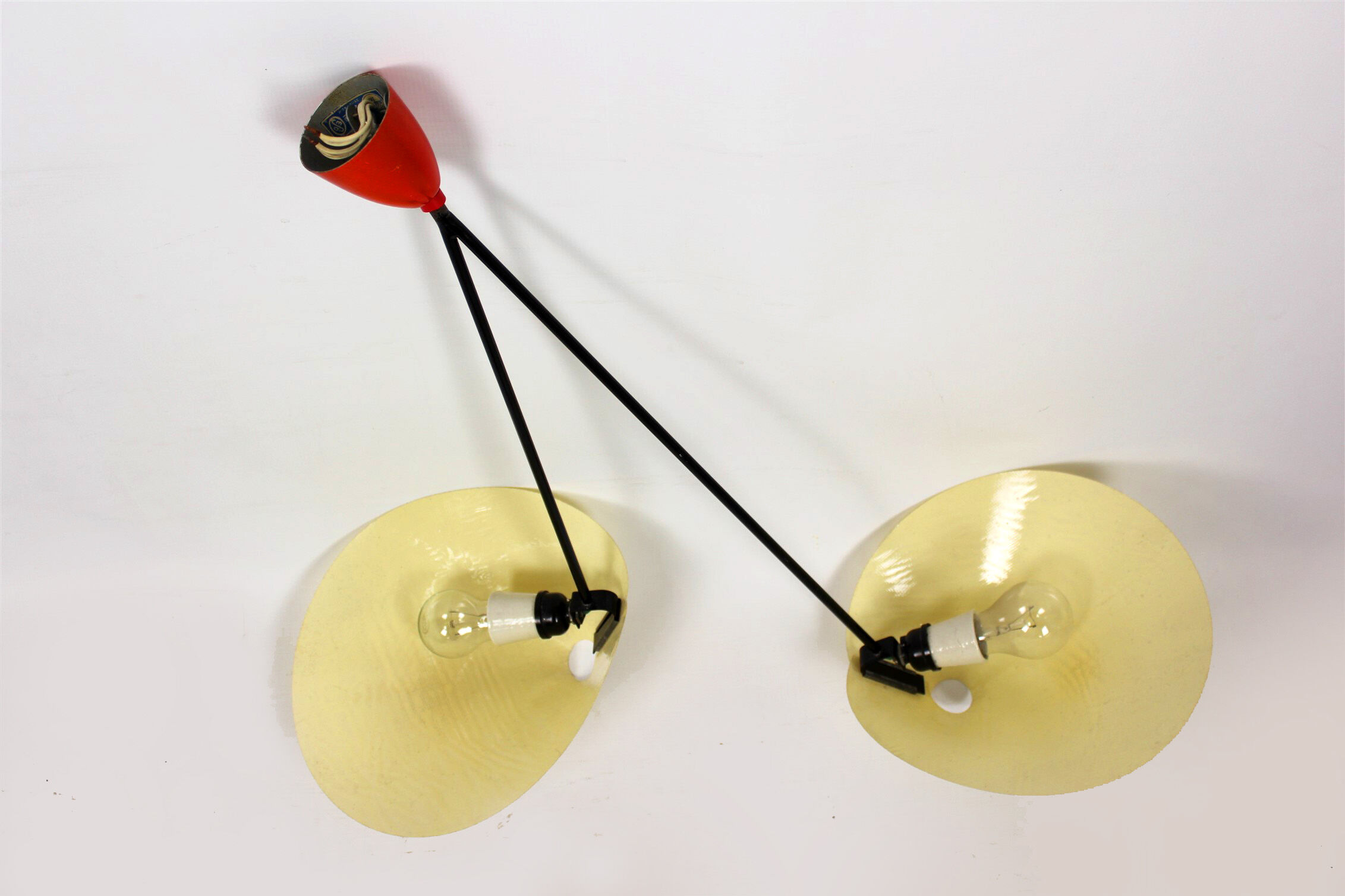 Model 1210 Ceiling Lamp by Josef Hurka for Napako, 1960s