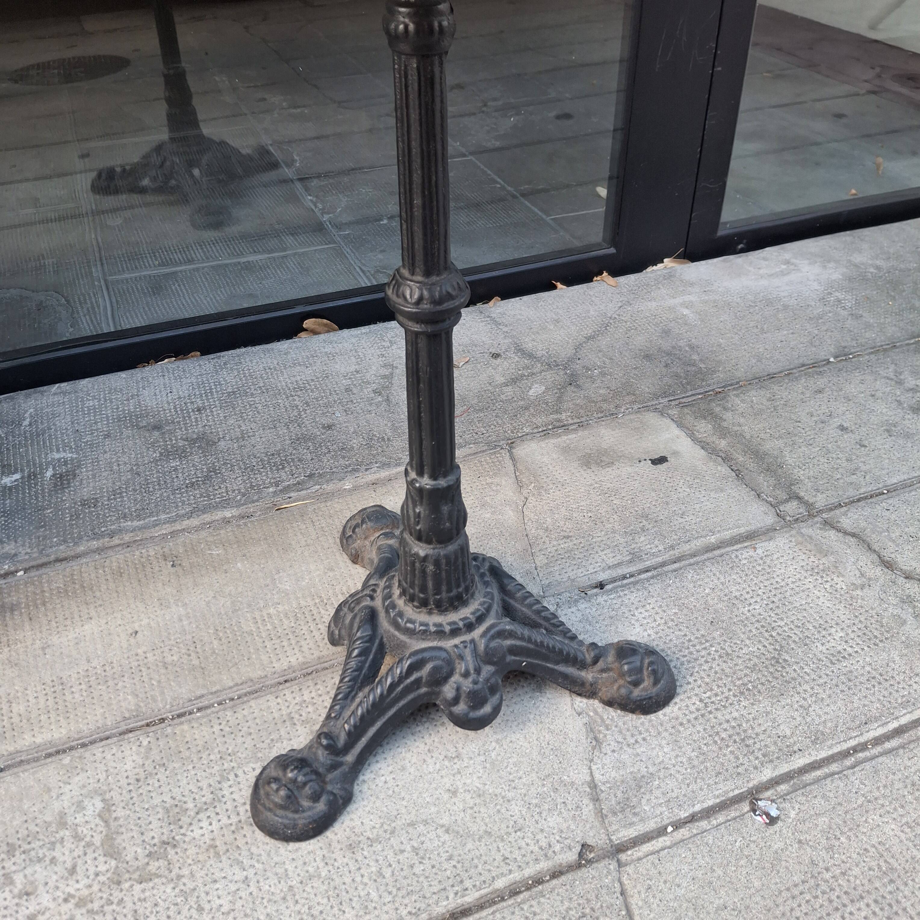 Old bistro table.