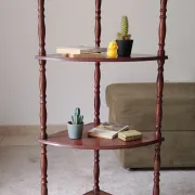 Étagère d' angle encoignure vintage années 70/80
