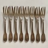 8 small Argental goldsmith forks