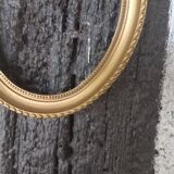 Oval golden frame small model