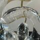 Lampe cristal art déco gravée Paris France