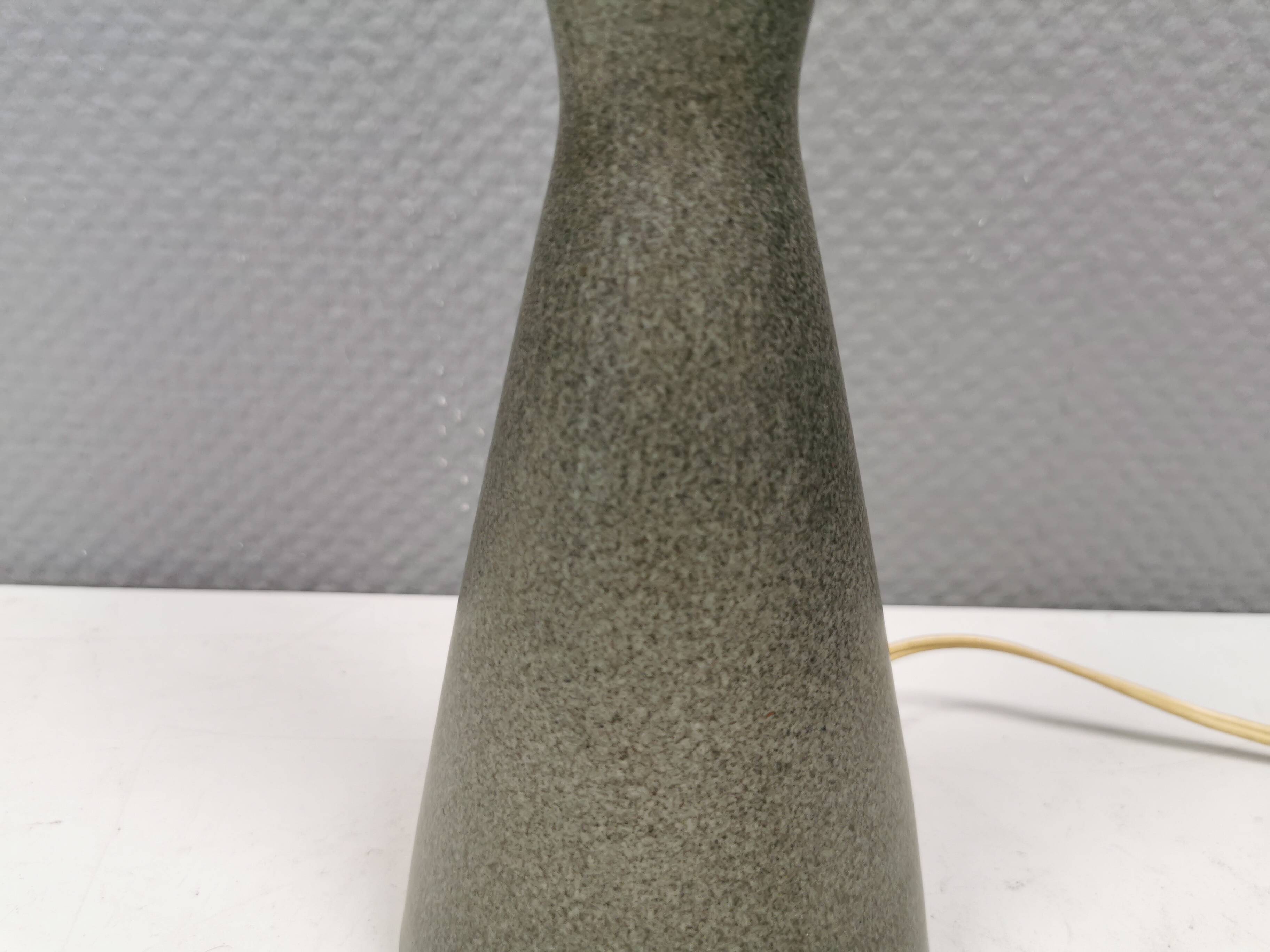 Very beautiful ceramic table lamp. Danish 1970s