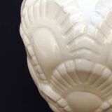 Boch cracked ceramic Art Deco lamp