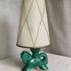 Petite lampe céramique style Valauris vintage 1960 en forme de cheval