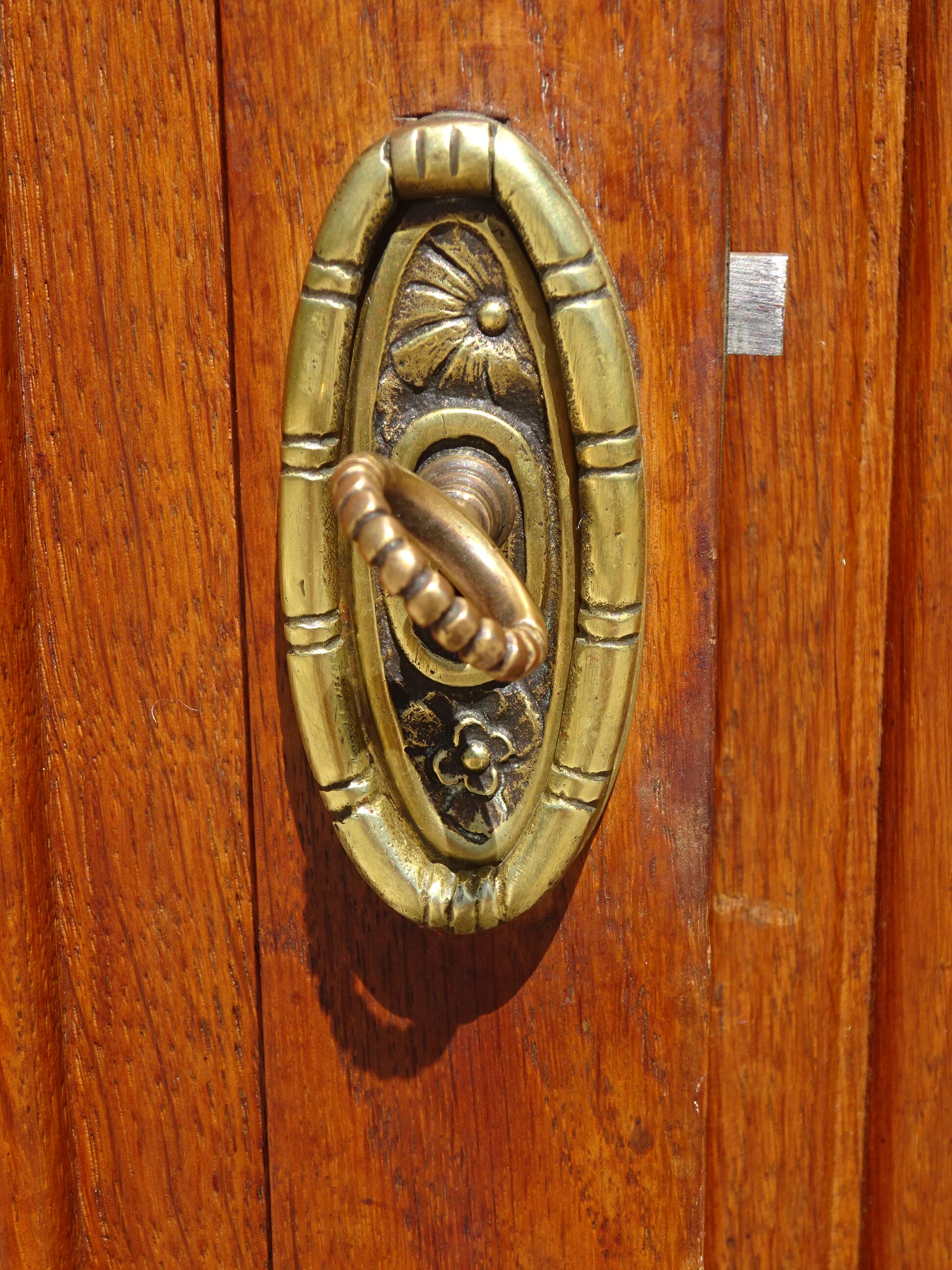 Buffet Art Déco avec guérites et miroir