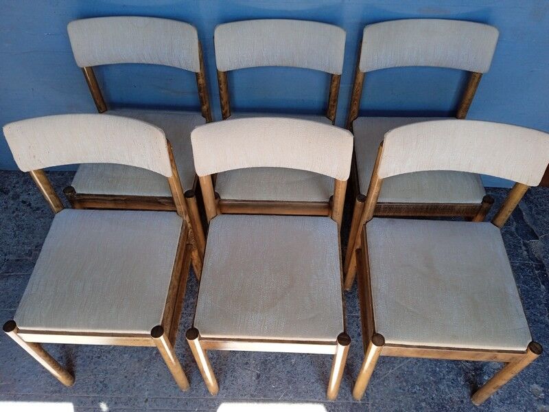 Baumann 6 chair signed 1960 vintage design