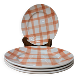 Moulin des Loups & Hamage plate - tablecloth model