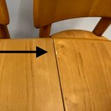 Ensemble de salle à manger de table extensible et 6 chaises