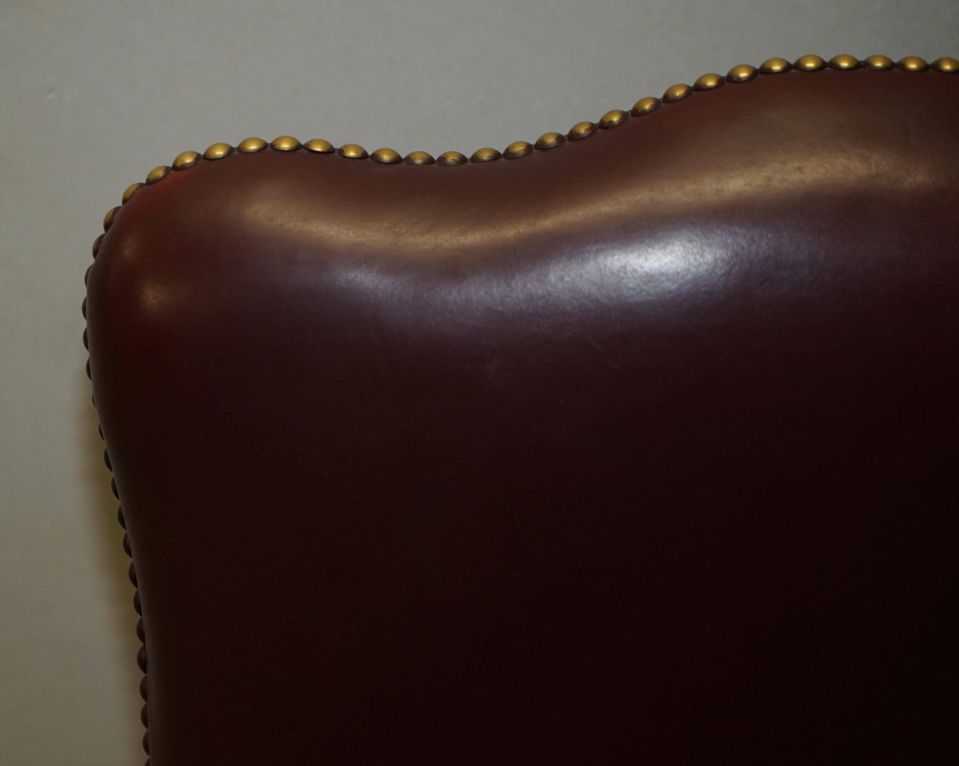 Carver office chair in Spencer House leather