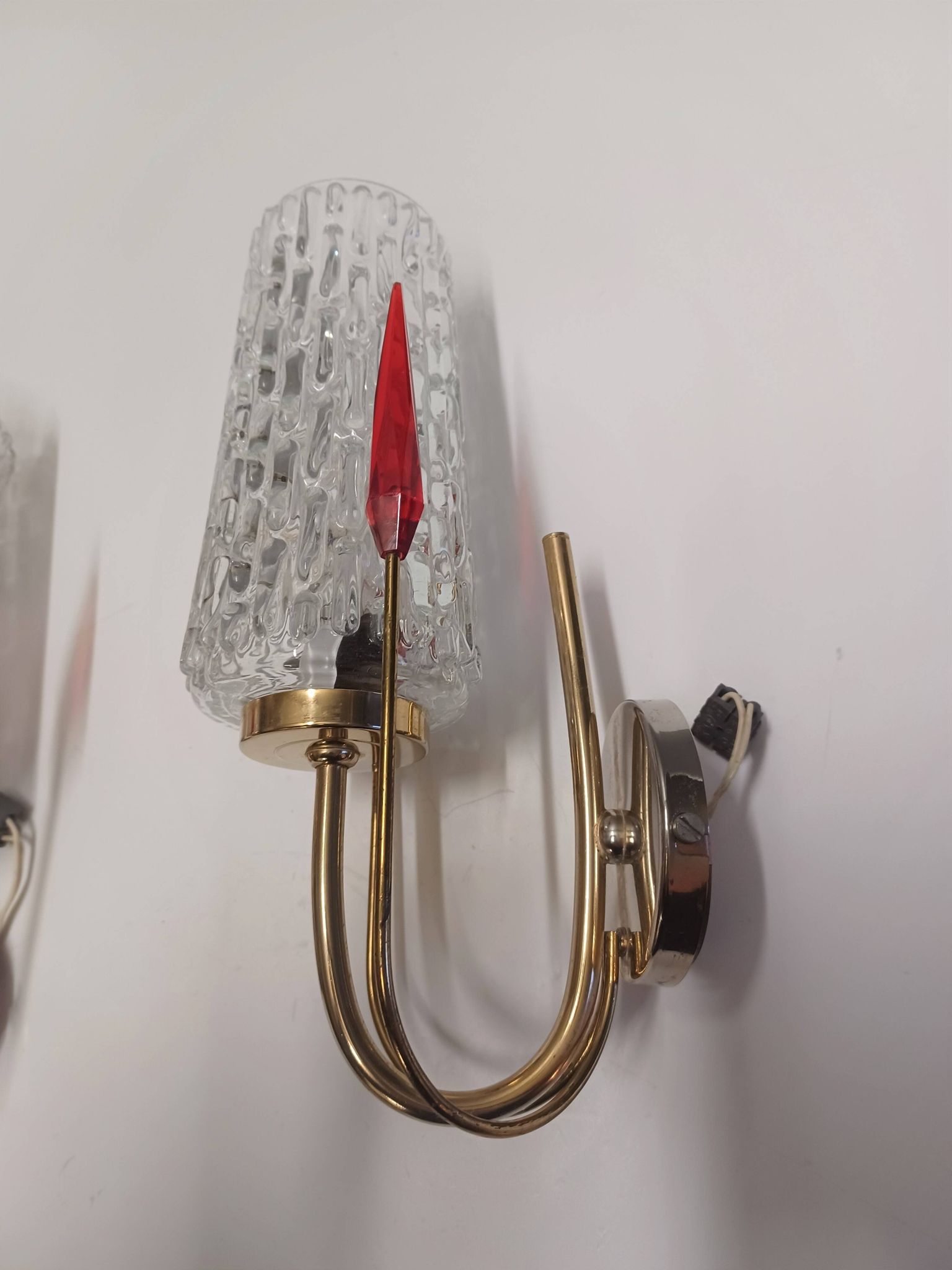 Pair of wall sconces 1960