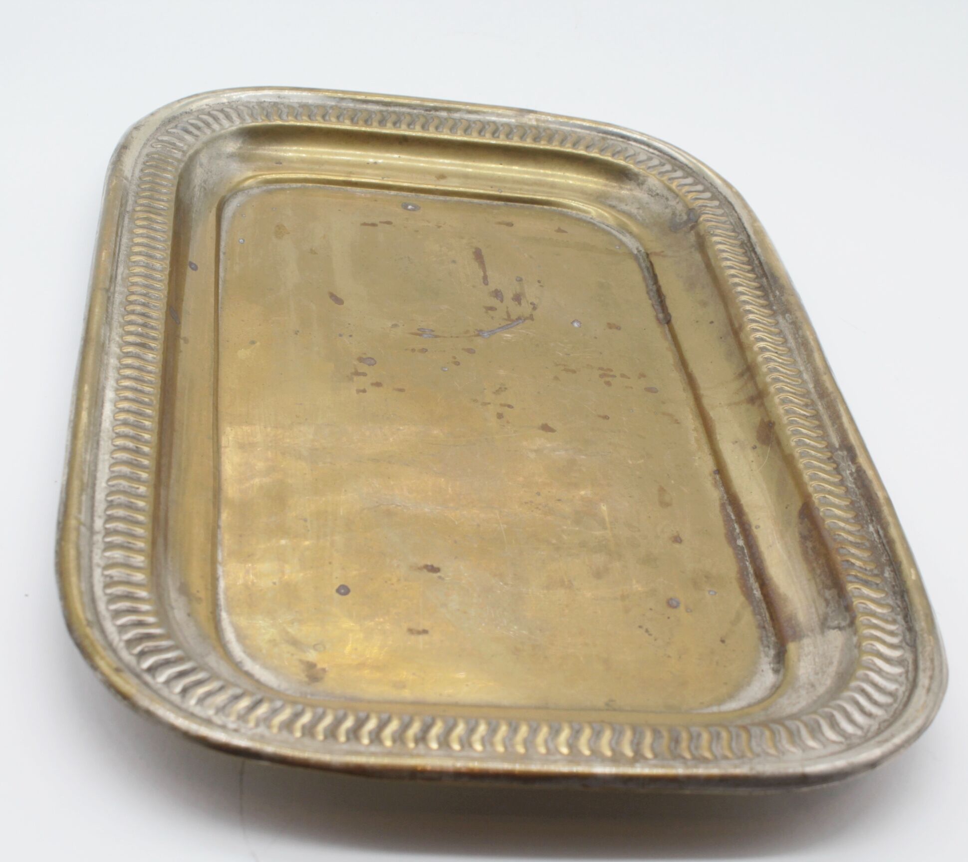 Vintage brass tray