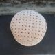 Pouf Art Deco 1930s footing in beech and fabric