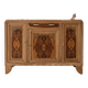 Art Deco Sideboard in Walnut Burl and Marble – 1930s
